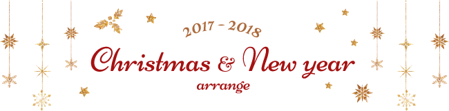 2017-2018  Christmas & New year arrange